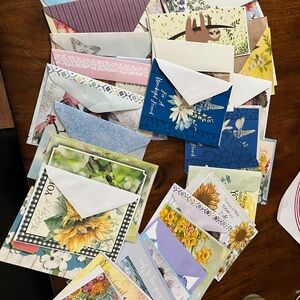 Assorted Floral and Patterned Thinking of You Cards